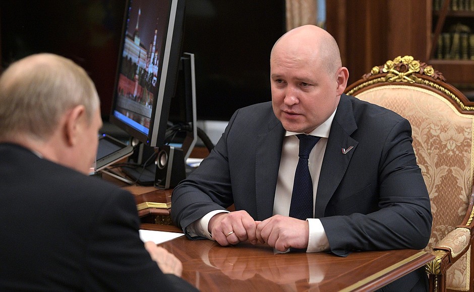 Врио губернатора Севастополя Михаил Развожаев. Фото © Пресс-служба Кремля
