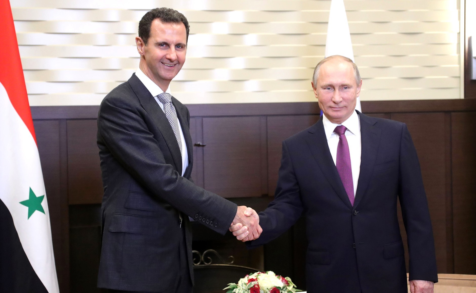 Президент РФ Владимир Путин и президент Сирии Башар Асад. Фото © Kremlin
