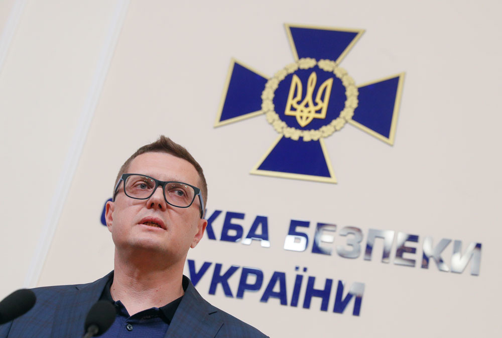 Врио главы СБУ Иван Баканов. Фото © EPA / SERGEY DOLZHENKO / ТАСС
