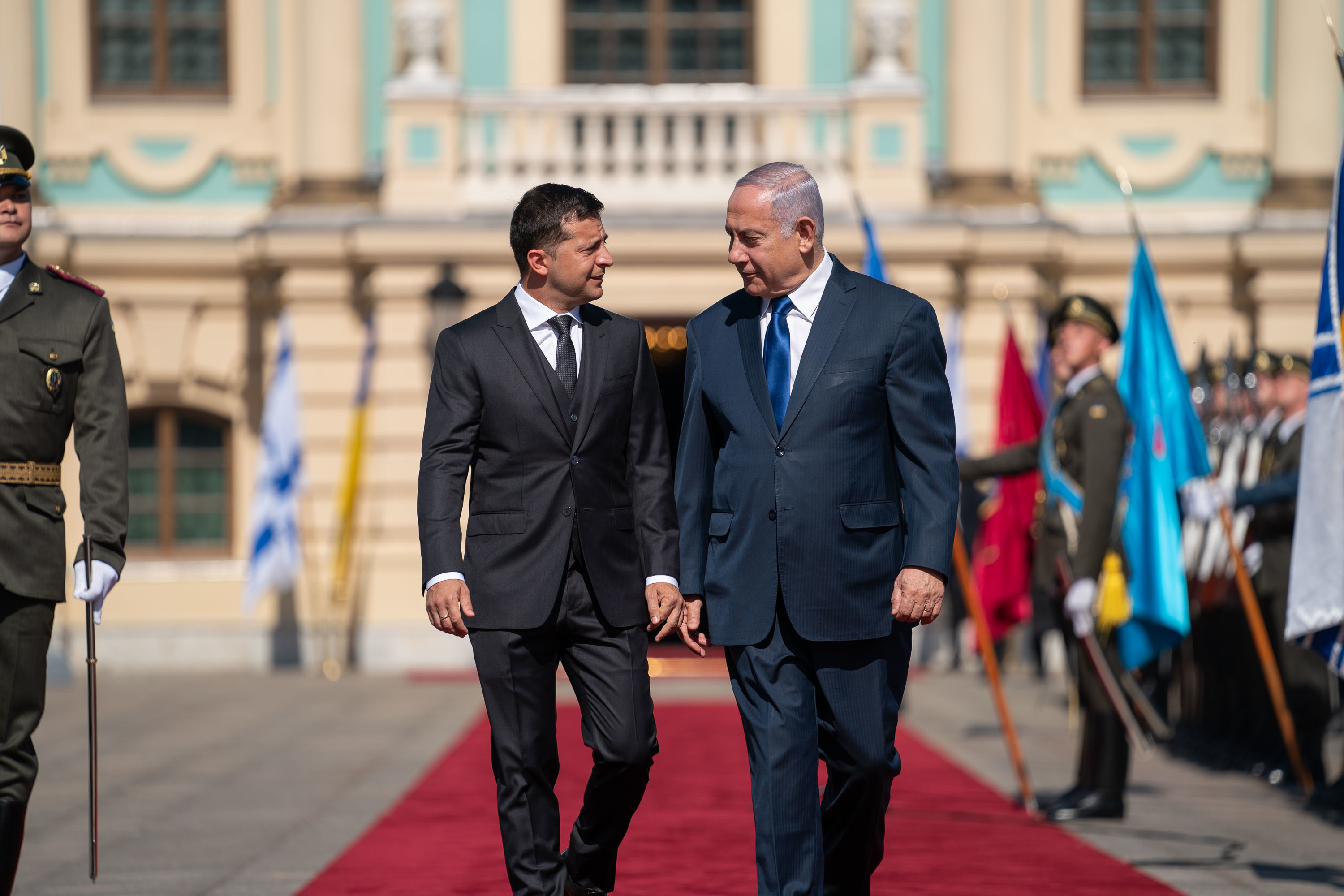 Владимир Зеленский и Биньямин Нетаньяху. Фото © Официальный портал президента Украины
