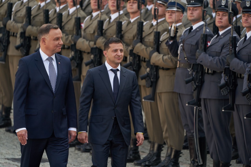 Владимир Зеленский и Анджей Дуда. Фото © Пресс-служба президента Украины
