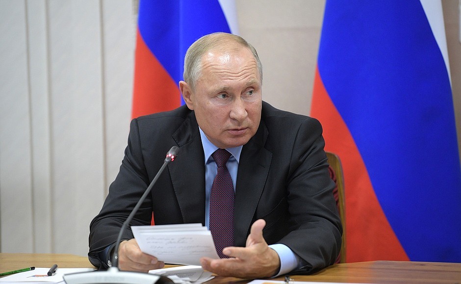 Владимир Путин. Фото © пресс-служба президента РФ
