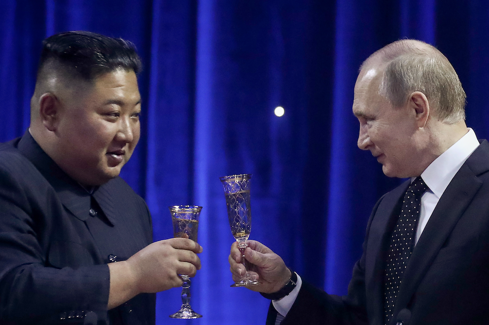 Ким Чен Ын и Владимир Путин. Фото © Валерий Шарифулин / ТАСС
