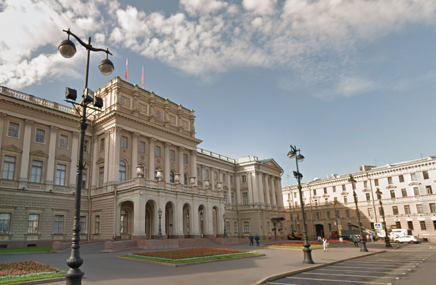 Здание Санкт-Петербургской избирательной комиссии. Скриншот © Google Maps
