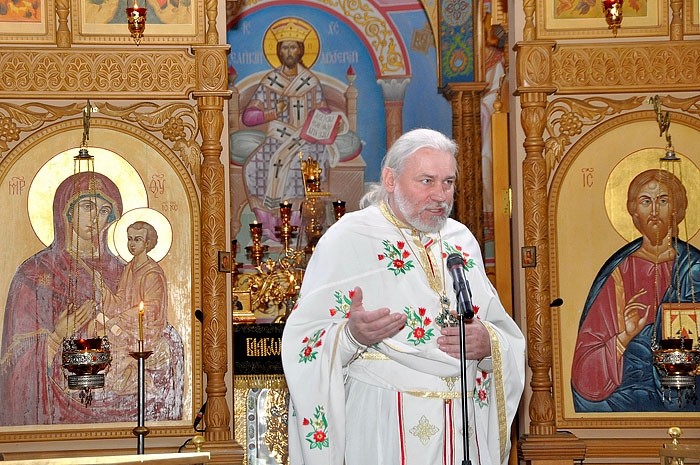 Николай Стремский во время службы. Фото © Официальный сайт Оренбургской епархии
