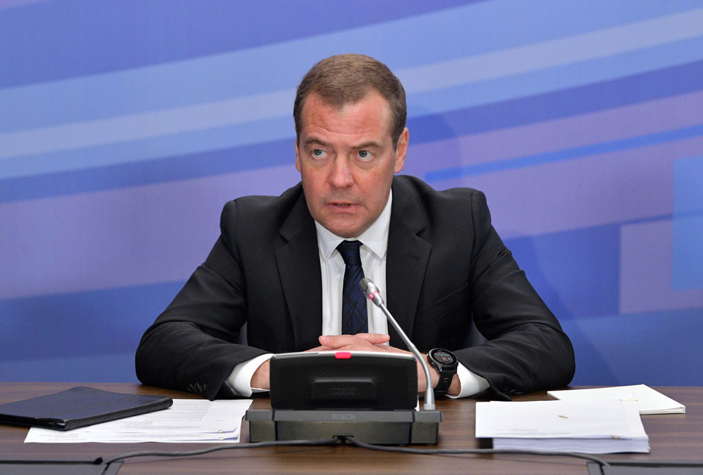 Премьер-министр РФ Дмитрий Медведев. Фото © Александр Астафьев / POOL / ТАСС
