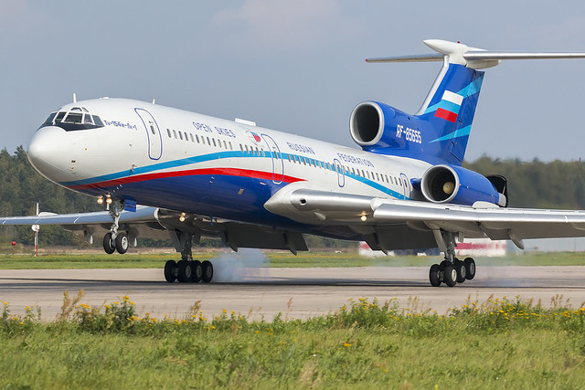 Российский самолёт наблюдения Ту-154М ЛК-1. Фото © Flickr / Dmitry Terekhov
