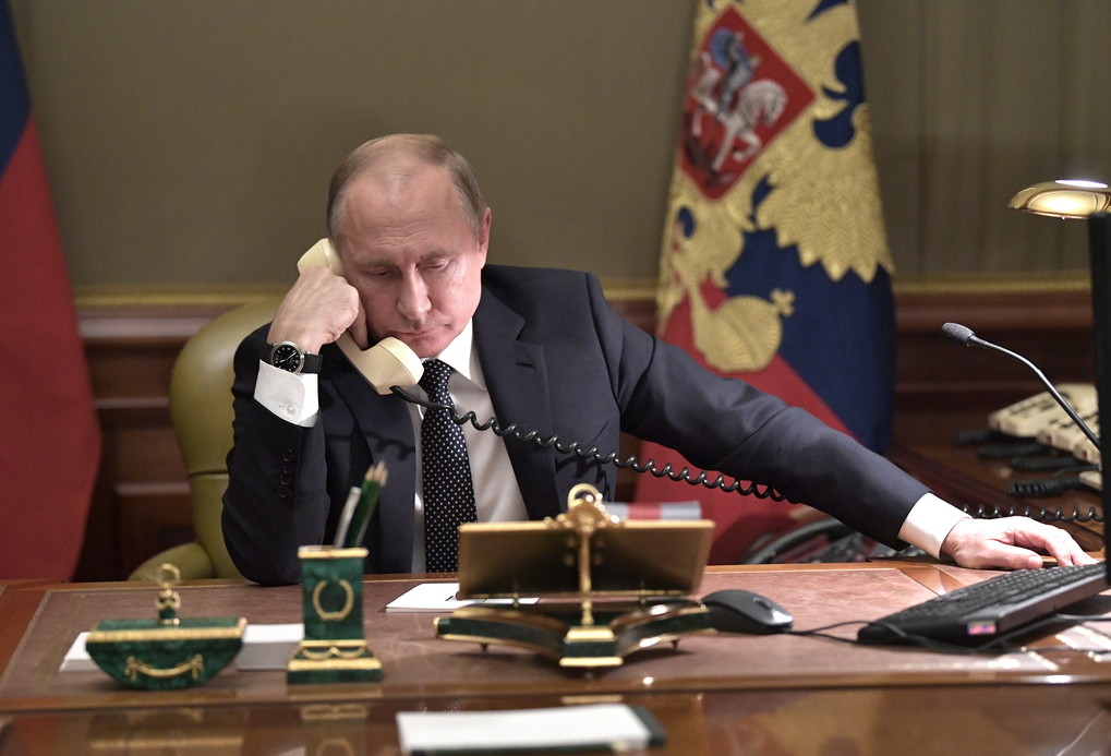 Президент России Владимир Путин. Фото © ТАСС / Пресс-служба президента РФ / Алексей Никольский
