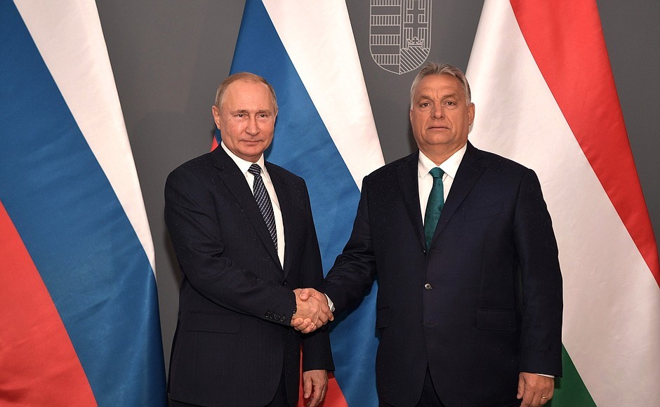 Путин назвал Венгрию одним из главных европейских партнёров в энергетике