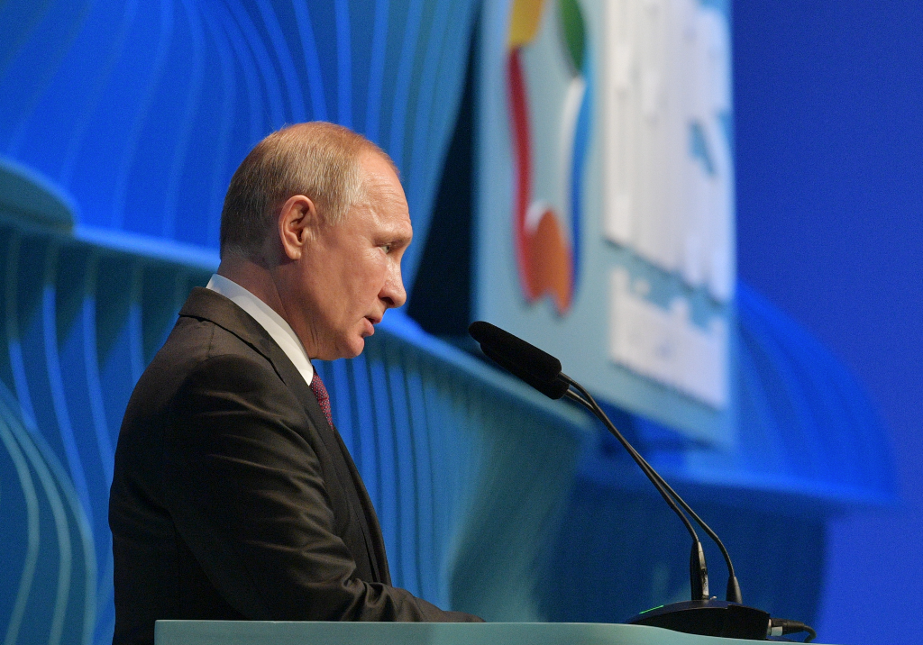 Владимир Путин. Фото © Алексей Дружинин / Пресс-служба Президента РФ / ТАСС
