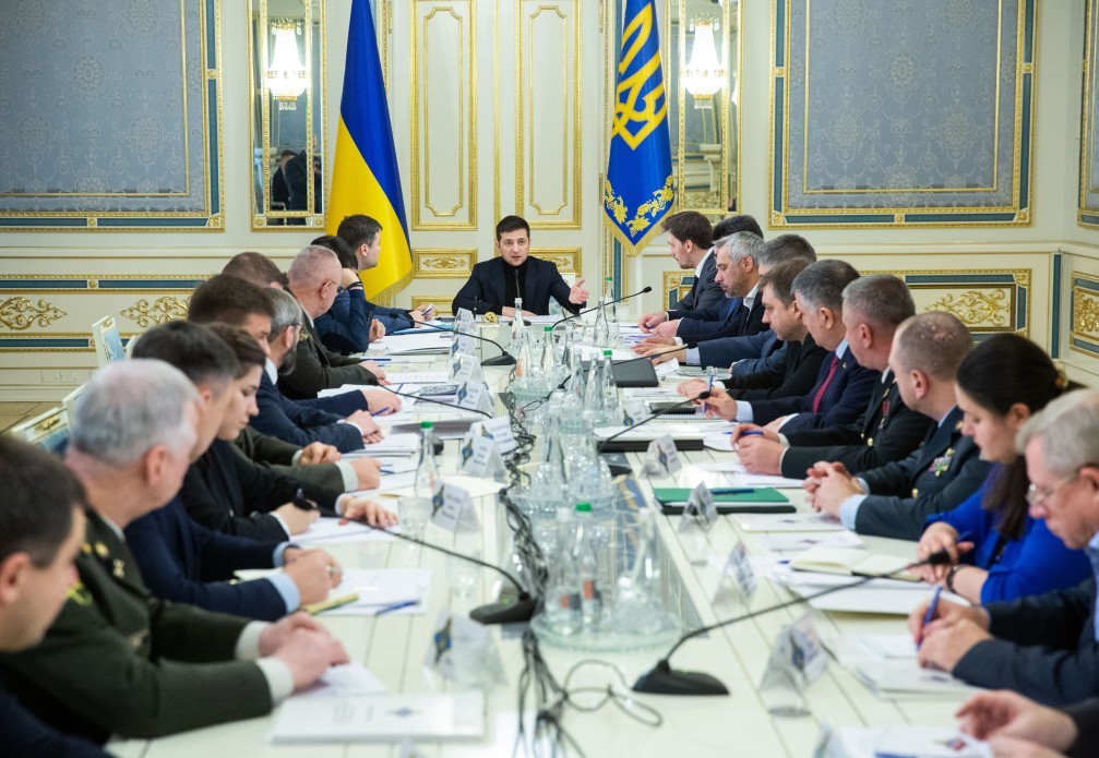 Совещание СНБО. Фото © Пресс-служба президента Украины
