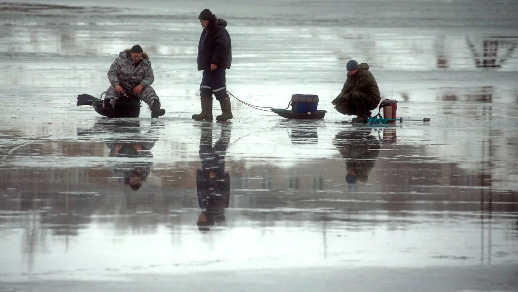 Зимняя рыбалка на Волге (архив). Фото © ТАСС / Владимир Смирнов
