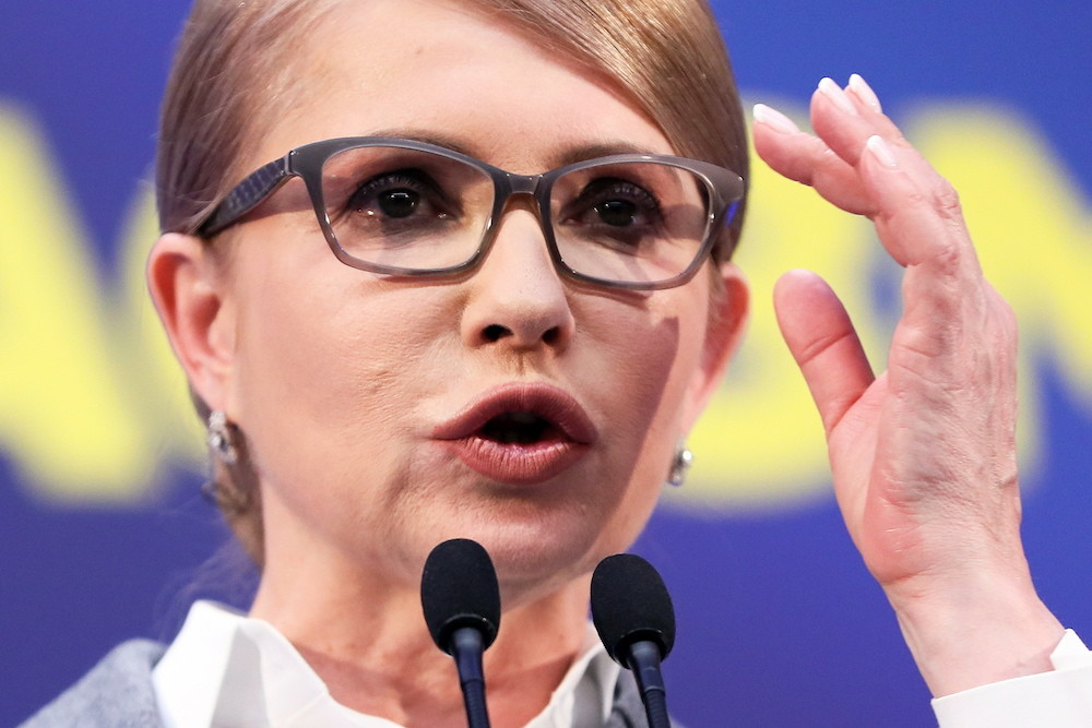 Лидер политической партии "Батьковщина" Юлия Тимошенко. Фото © ТАСС / OLEG PETRASIUK

