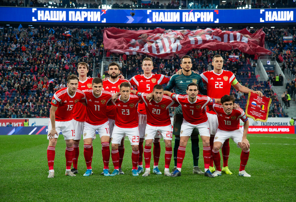 Сборная России завершает 2019 год на 38-м месте в рейтинге ФИФА