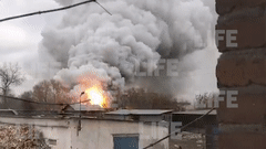 Мощный пожар вспыхнул на юго-востоке Москвы — видео