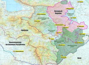 Минобороны РФ показало план расстановки миротворческих сил в Карабахе