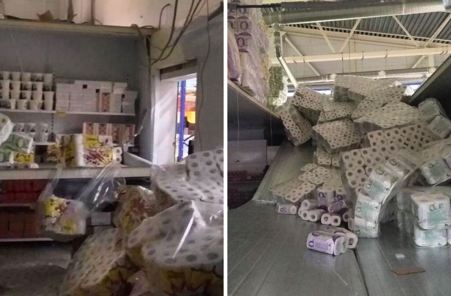 На покупателей магазина в Дзержинске обрушилась лавина туалетной бумаги, есть пострадавшие