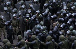 В Белоруссии сообщили о более тысячи задержанных в ходе акций протеста
