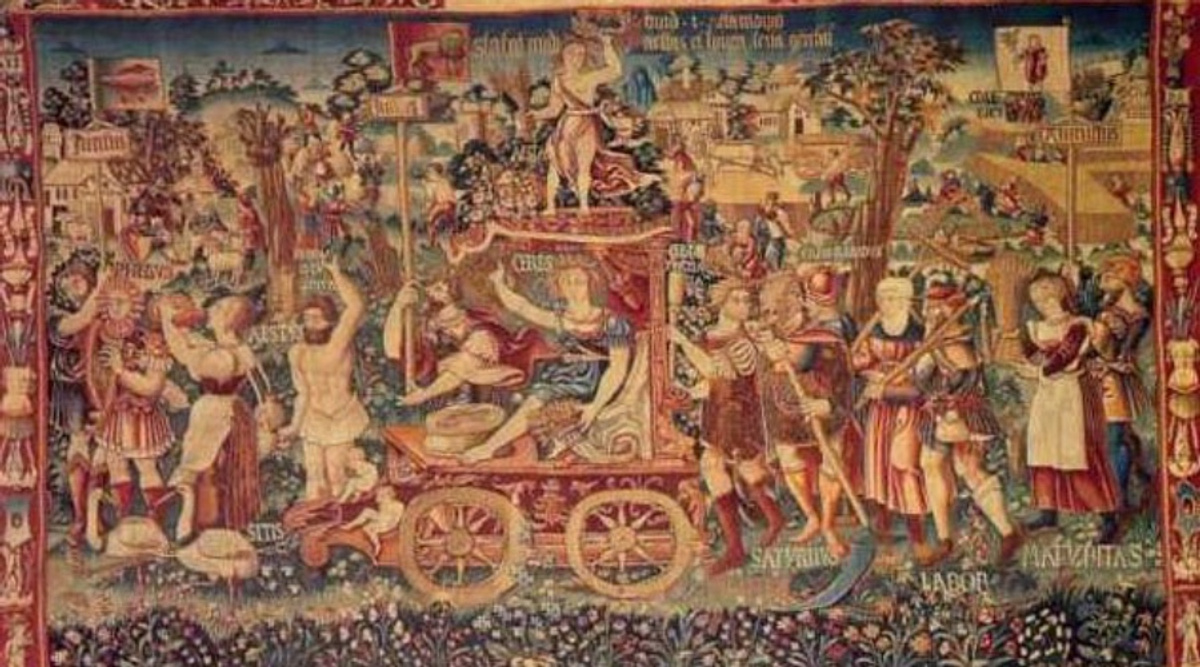 Гобелен "Триумф лета", 1538. Фото © Public Domain