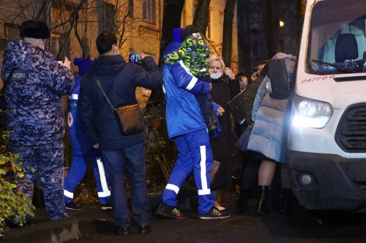 У одного из захваченных накануне в Петербурге детей оказался сломан нос