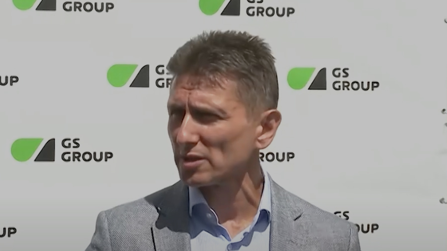Президент GS Group Андрей Ткаченко. Кадр из видео © YouTube / "Вести Калининград"