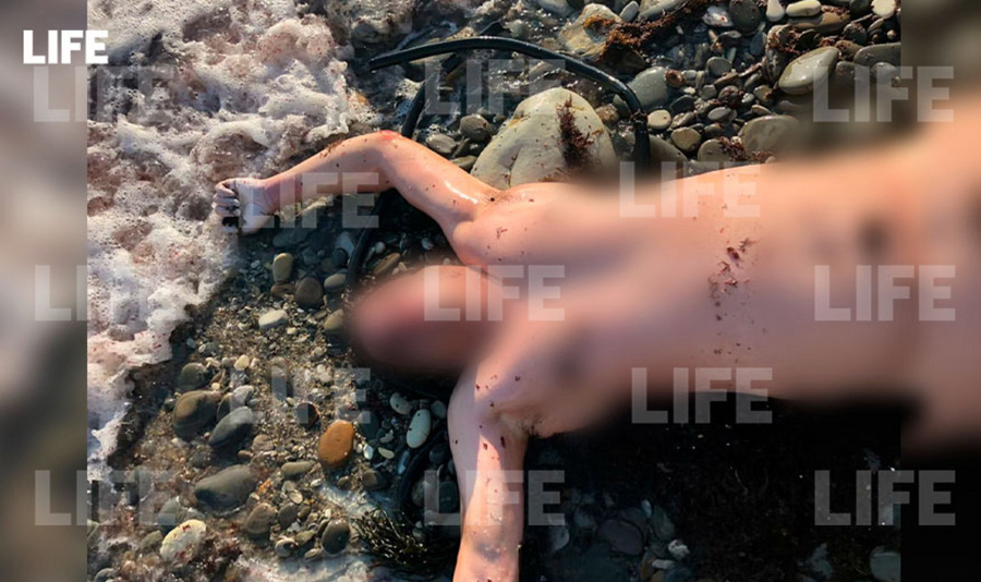 Обнаруженное тело Акшина Гусейнова. Фото © LIFE