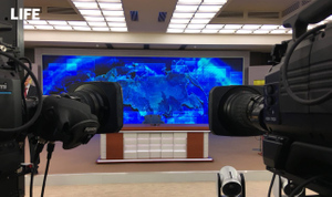 Лайф публикует фото студии в Ново-Огарёве, где пройдёт пресс-конференция Путина