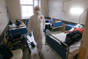 В Петербурге осталось менее 1% свободных коек для пациентов с коронавирусом