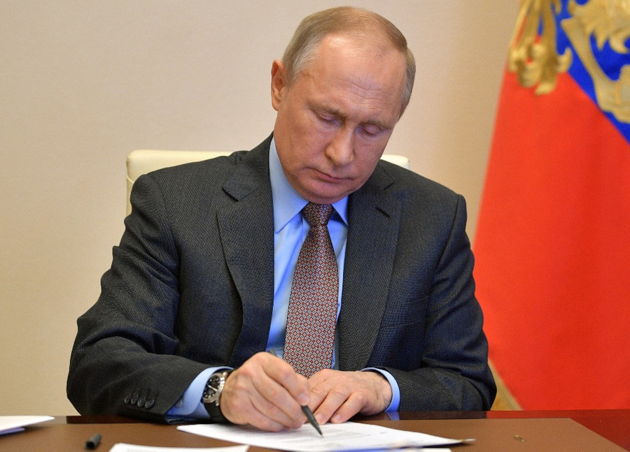 Президент России Владимир Путин. Фото © ТАСС /  Алексей Дружинин