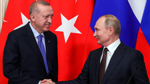 Эрдоган назвал Путина честным человеком, который держит своё слово