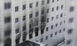 В московском онкоцентре находились лишь пьяные рабочие. Они даже не заметили пожара