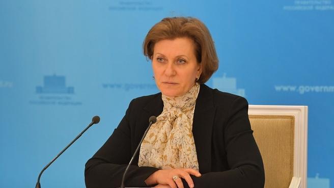Глава Роспотребнадзора Анна Попова. Фото © Правительство РФ