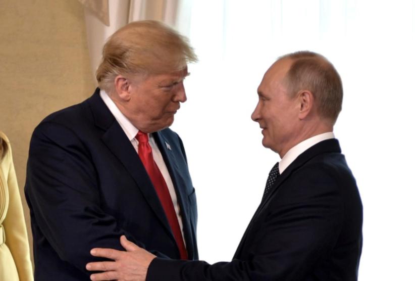Президент РФ Владимир Путин и президент США Дональд Трамп. Фото © Kremlin