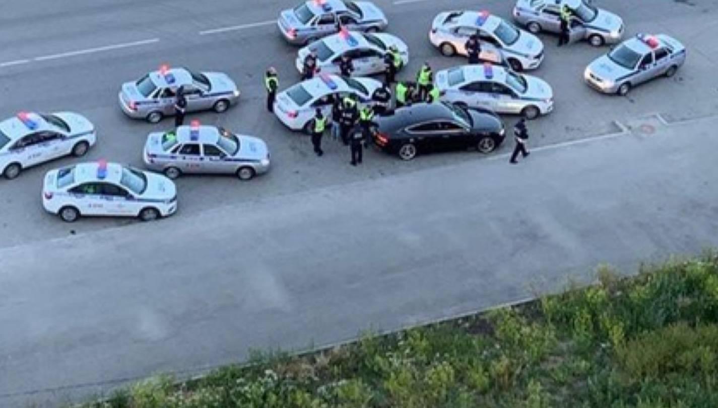 Погоня в стиле GTA. В Екатеринбурге 11 экипажей ДПС ловили пьяного водителя на Audi