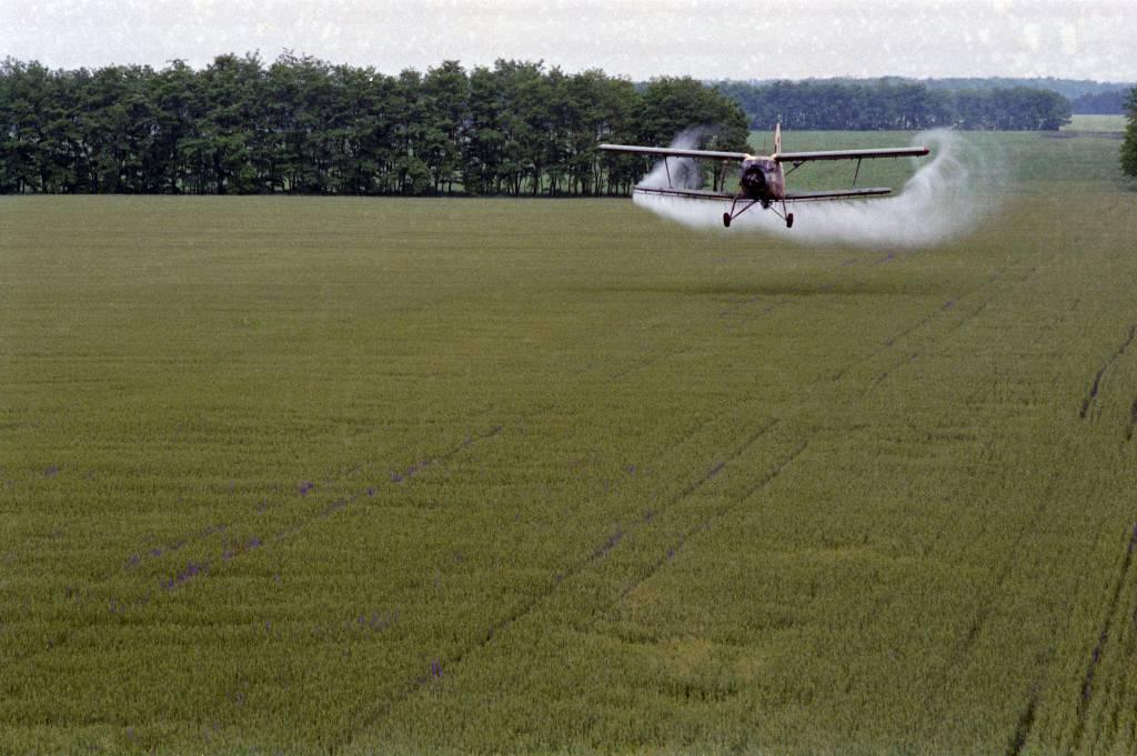 В Курской области разбился самолёт сельхозавиации