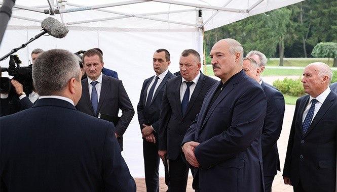 Александр Лукашенко во время посещения комбината "Дзержинский".Фото © Пресс-служба президента Белоруссии 