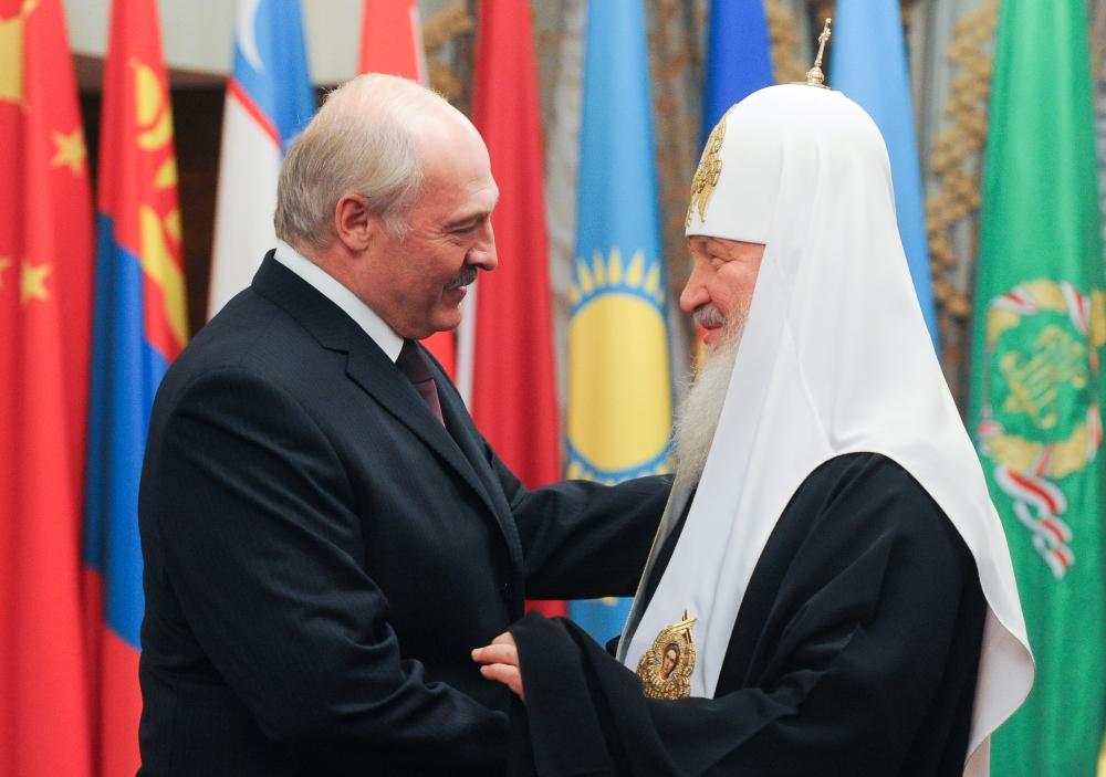Патриарх Кирилл поздравил Лукашенко с днём рождения