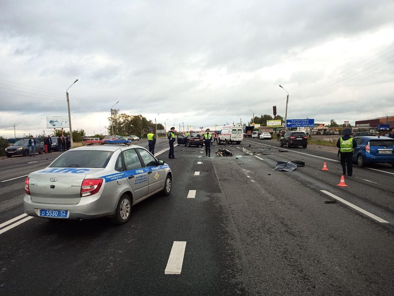 В ДТП с тремя авто под Нижним Новгородом погибло пять человек