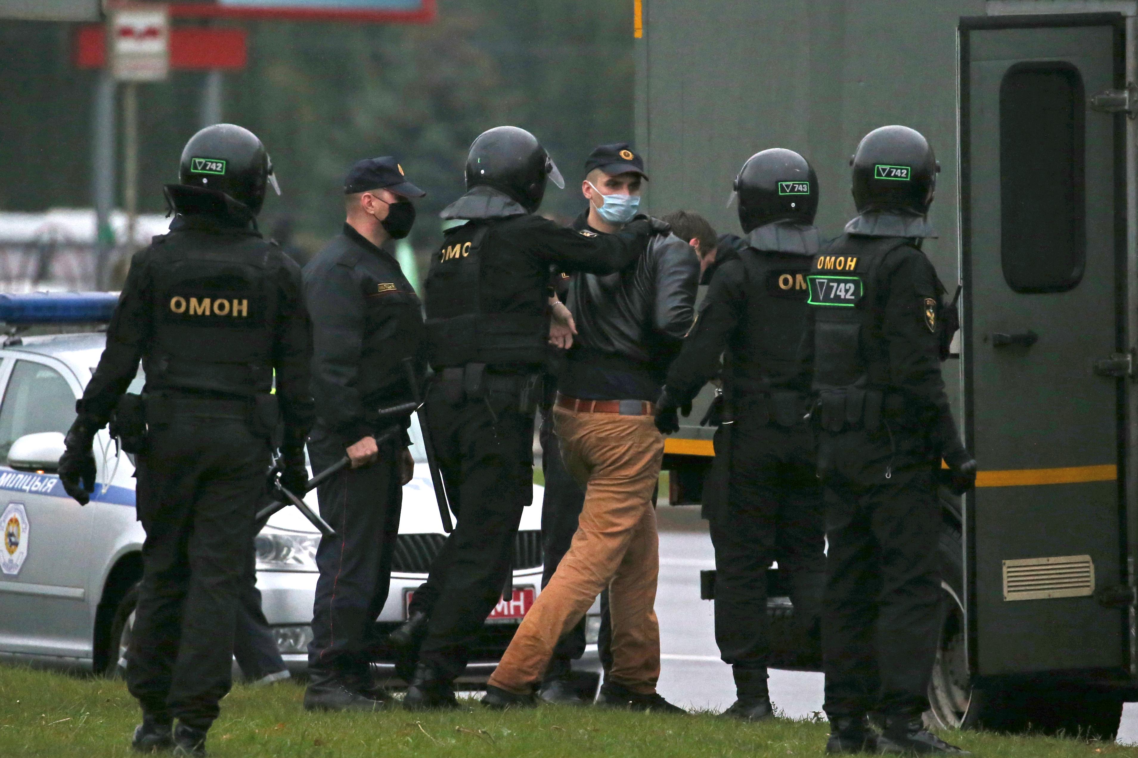 В Белоруссии назвали число задержанных участников акций протеста