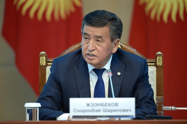 Сооронбай Жээнбеков. Фото © Пресс-служба Президента Киргизии
