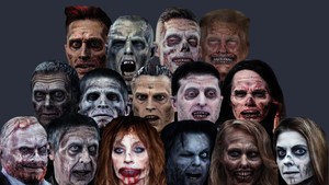 Стать зомби. Артисты, политики и спортсмены примерили на себя образы на Хэллоуин