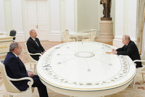 В гостях у Путина. О чём Алиев и Пашинян договорились в Москве