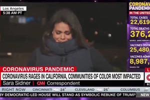 Журналистка CNN разрыдалась в прямом эфире, рассказав, что увидела в больницах с ковид-пациентами