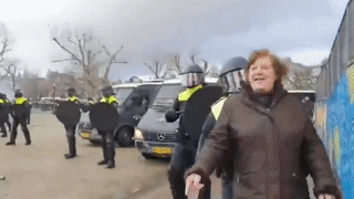 По родителям — из водомётов. В Амстердаме полиция разогнала митинг за право на пособия на детей — видео 