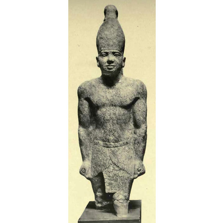 Статуя, предположительно, изображающая фараона Тети, найденная недалеко от его пирамиды. Фото © Википедия