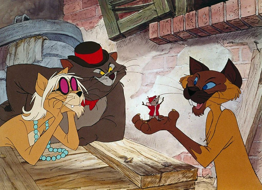 Кадр из мультфильма "Коты-аристократы"