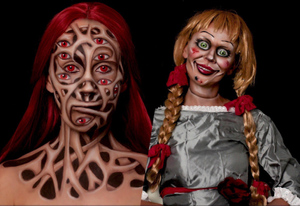 10 ужасающих оптических иллюзий, созданных с помощью косметички и таланта одной девушки из Сербии
