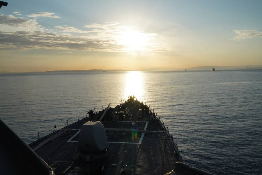 <p>Фото © Twitter / <a href="https://twitter.com/USNavyEurope" target="_blank" rel="noopener noreferrer">U.S. Naval Forces Europe-Africa / U.S. 6th Fleet</a></p>