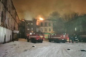 Во Владимирской области произошёл крупный пожар в жилом доме