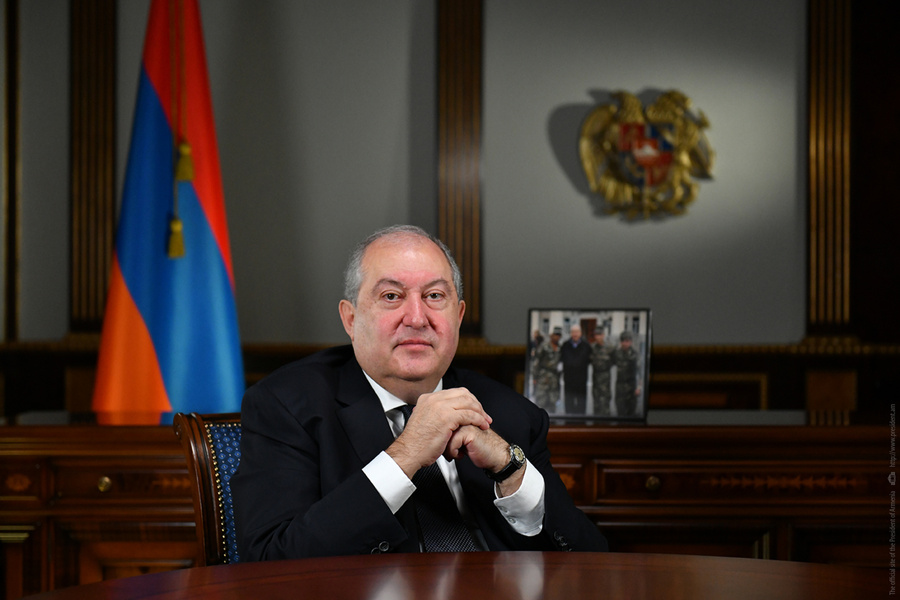 <p>Президент Армении Армен Саркисян. Фото © Office of the President of the Republic of Armenia</p>